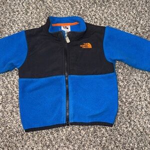 The North Face Black and Blue Fleece Jacket